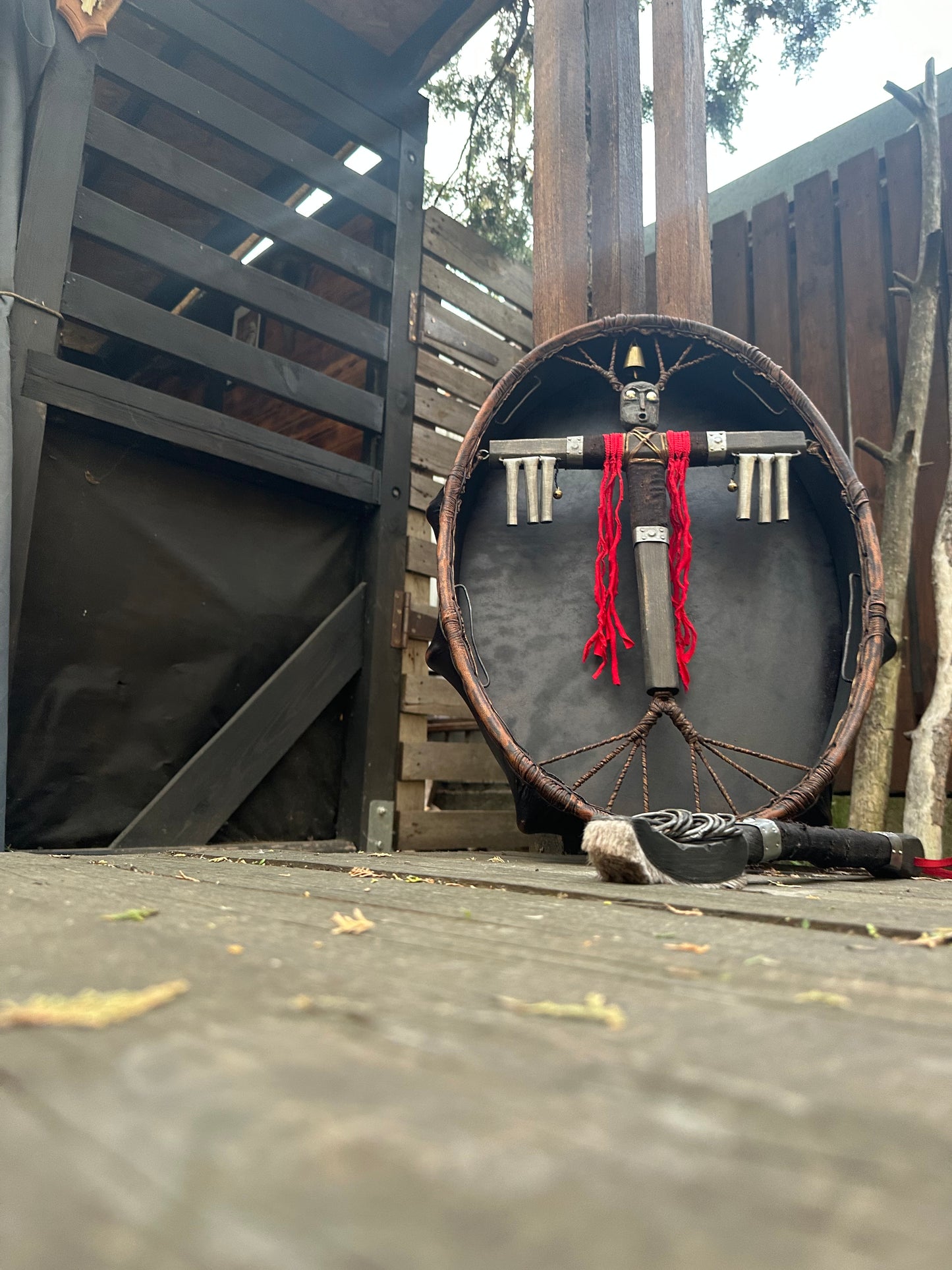 Siberian Drum — 24/20" Oval, Metal Voice