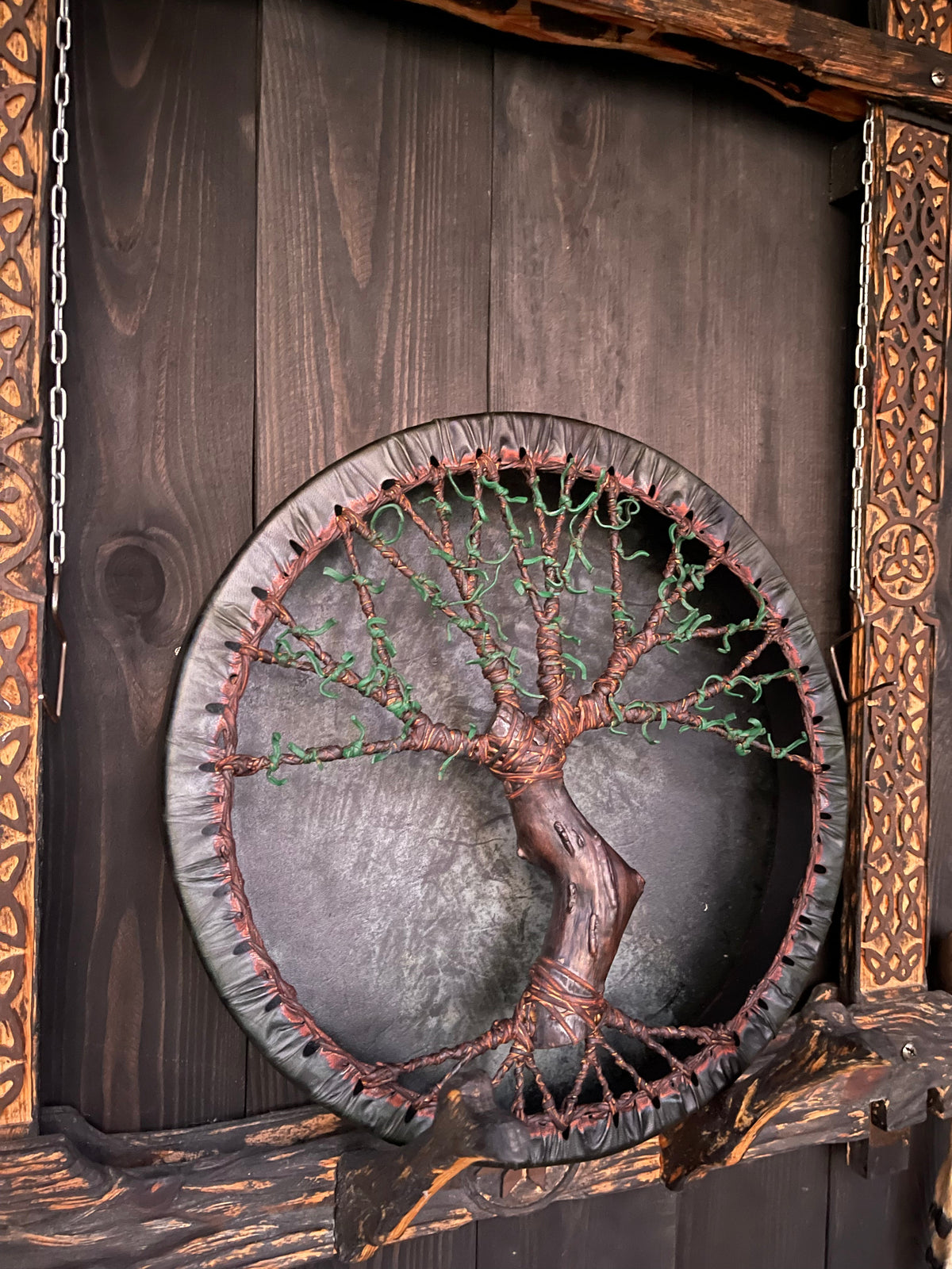 Shamanic Drum 'Tree of Life' — 16" Round