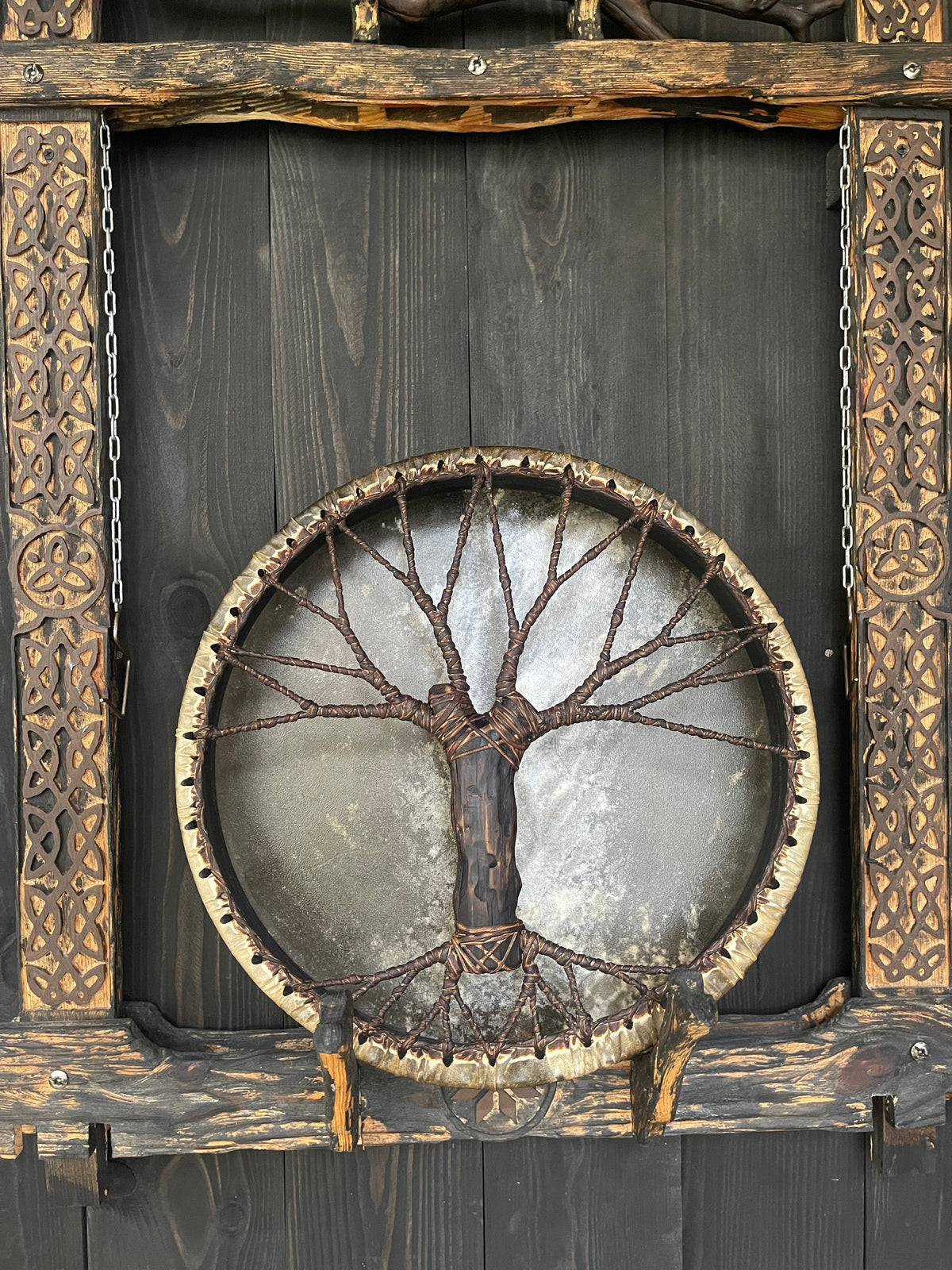 Shamanic Drum 'Tree of Life' — 16" Round