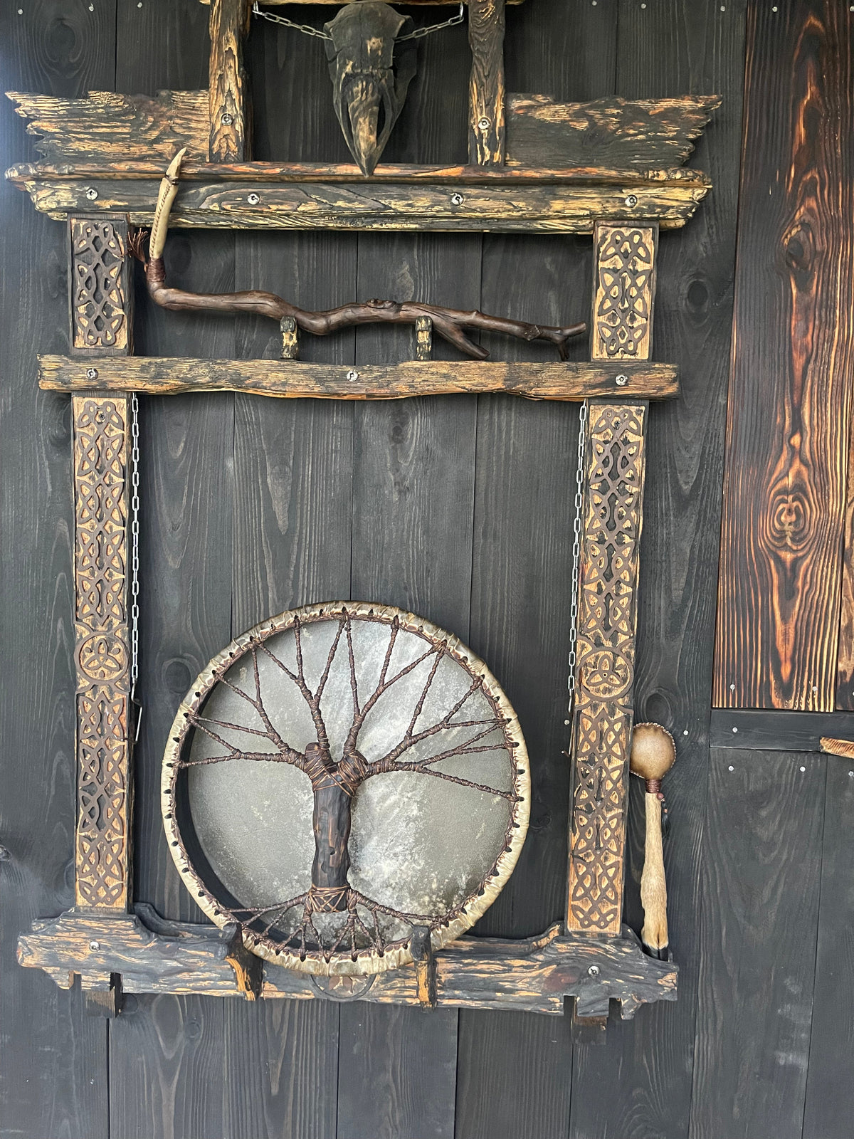 Shamanic Drum 'Tree of Life' — 16" Round