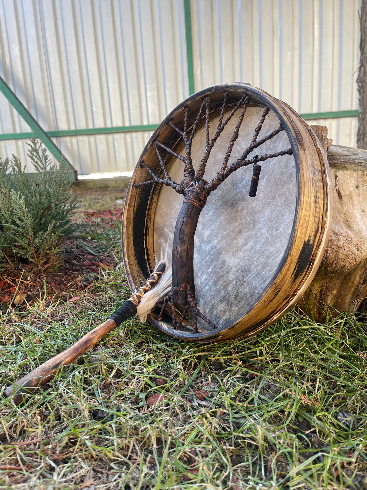 Shamanic Drum 'Tree of Life' — 12" Round