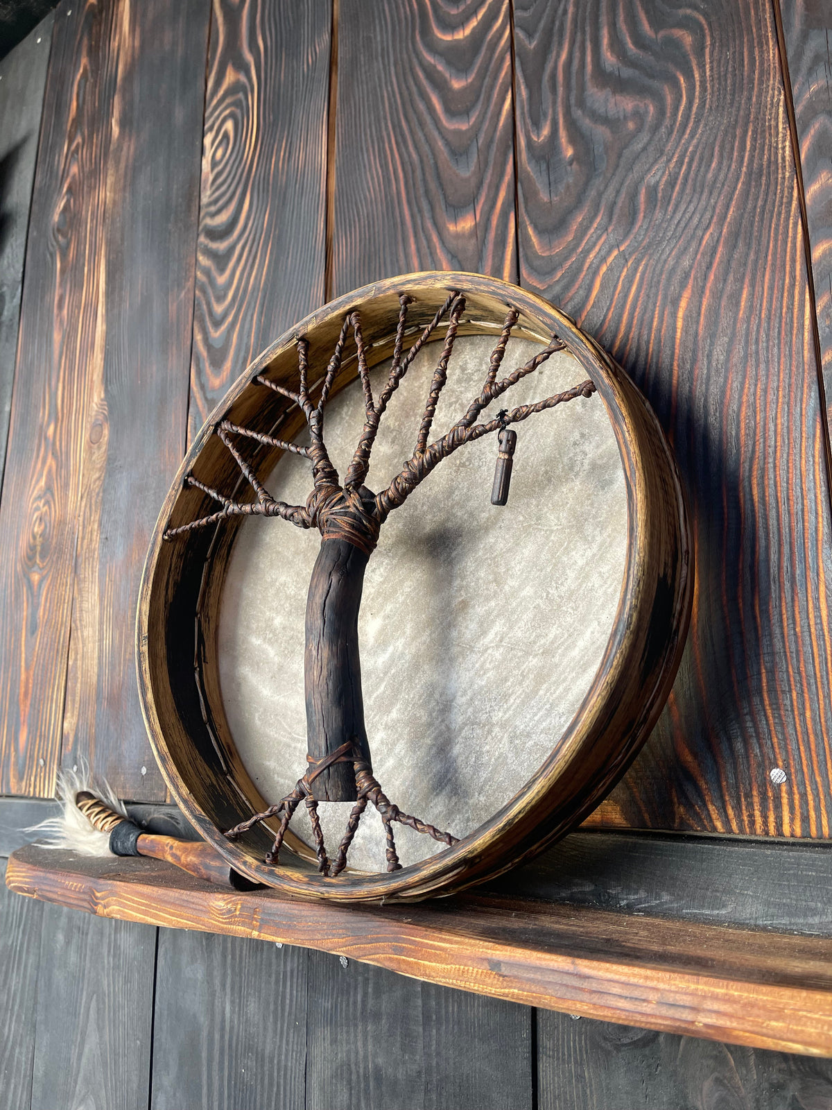 Shamanic Drum 'Tree of Life' — 12" Round