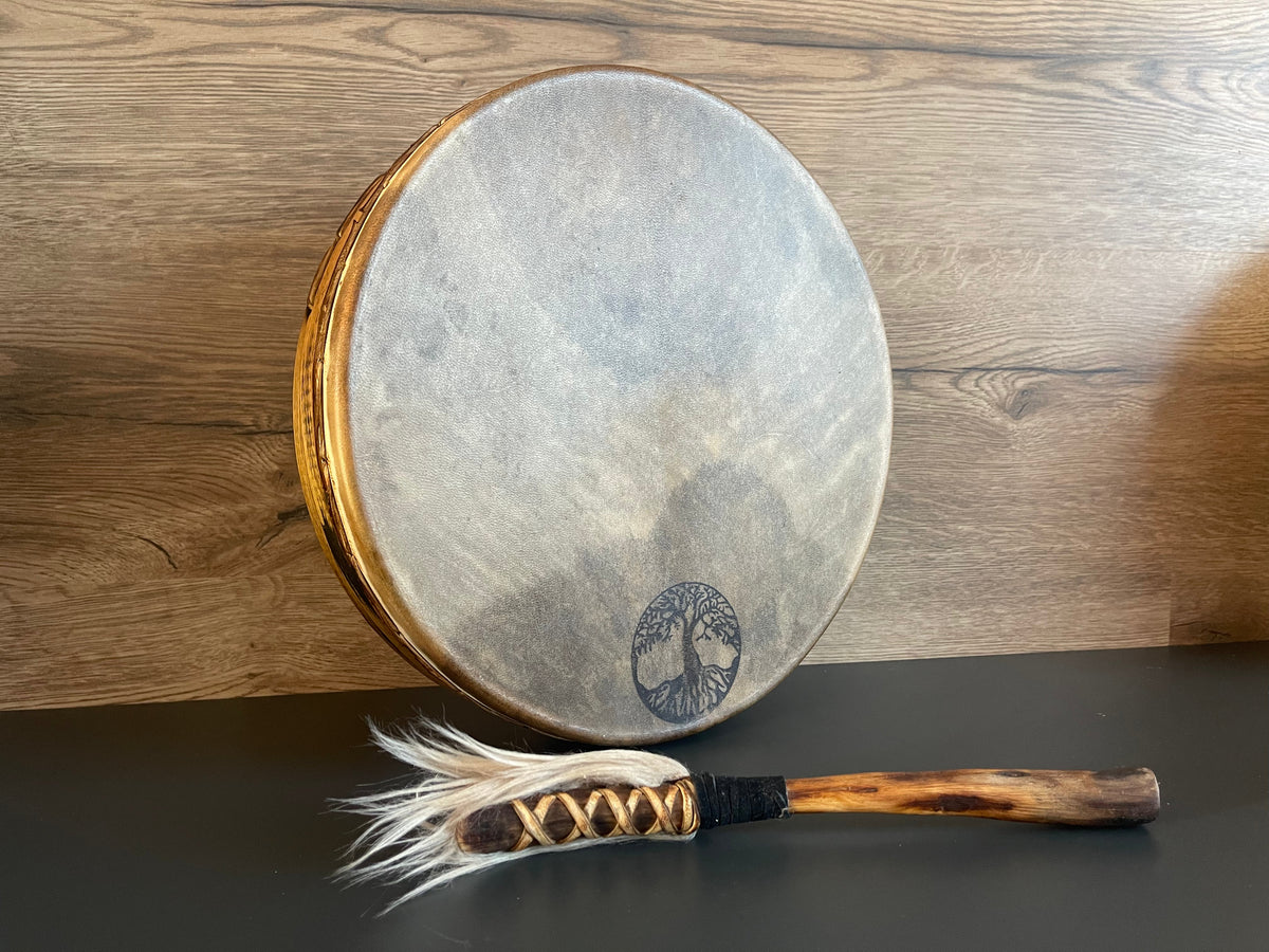 Shamanic Drum 'Tree of Life' — 12" Round