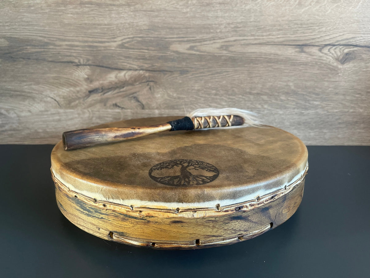 Shamanic Drum 'Tree of Life' — 12" Round