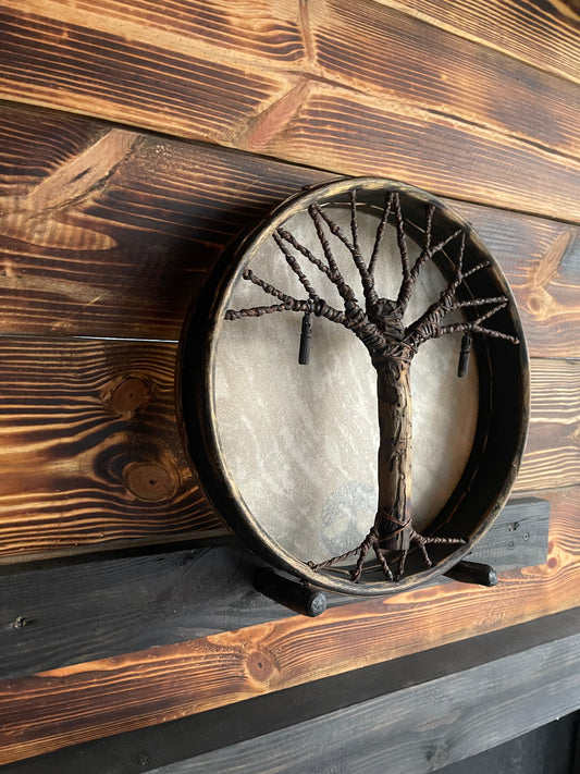 Shamanic Drum 'Tree of Life' — 12" Round