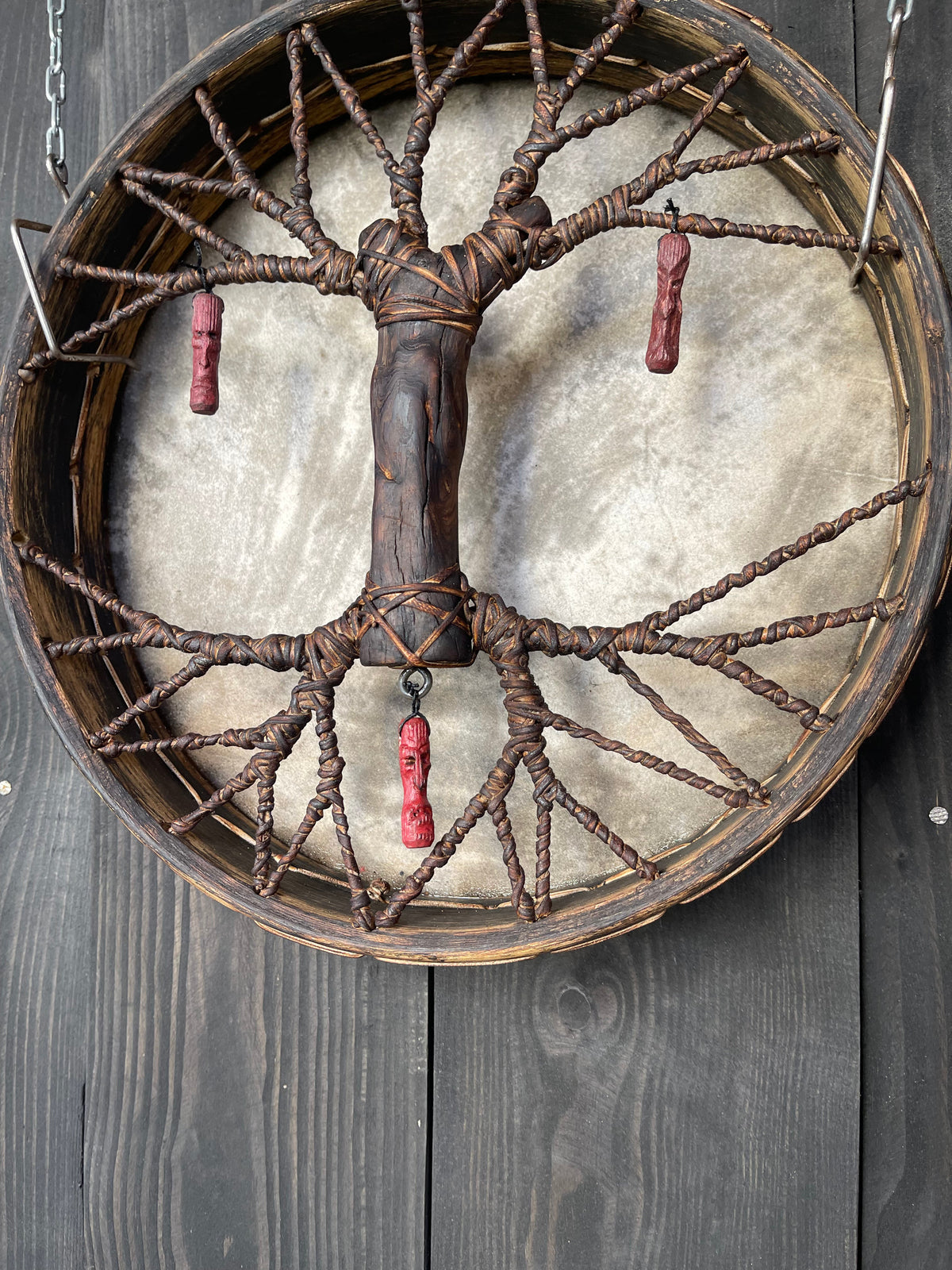 Shamanic Drum 'Tree of Life' — 12" Round