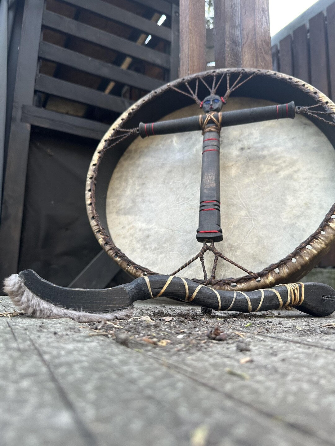 Shamanic Drum 'Veda' — 18" Round