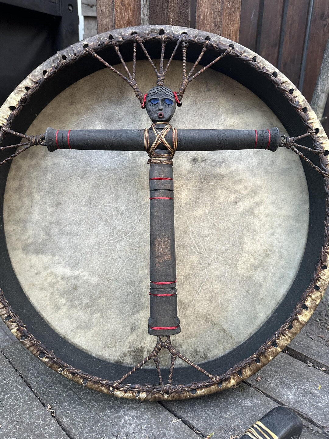 Shamanic Drum 'Veda' — 18" Round