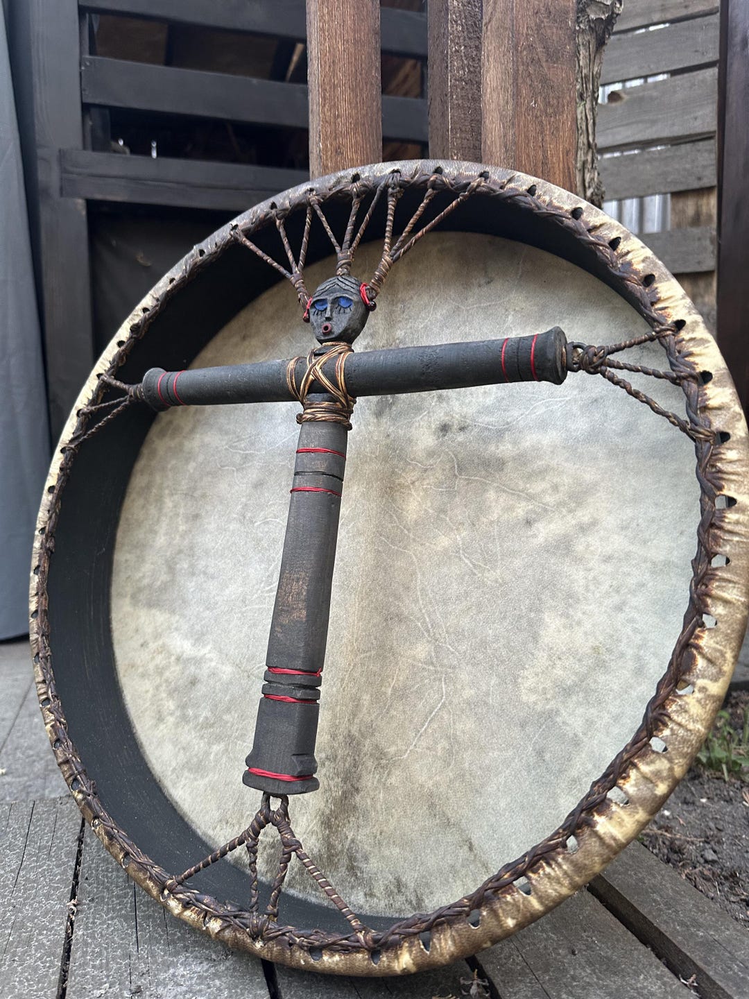 Shamanic Drum 'Veda' — 18" Round