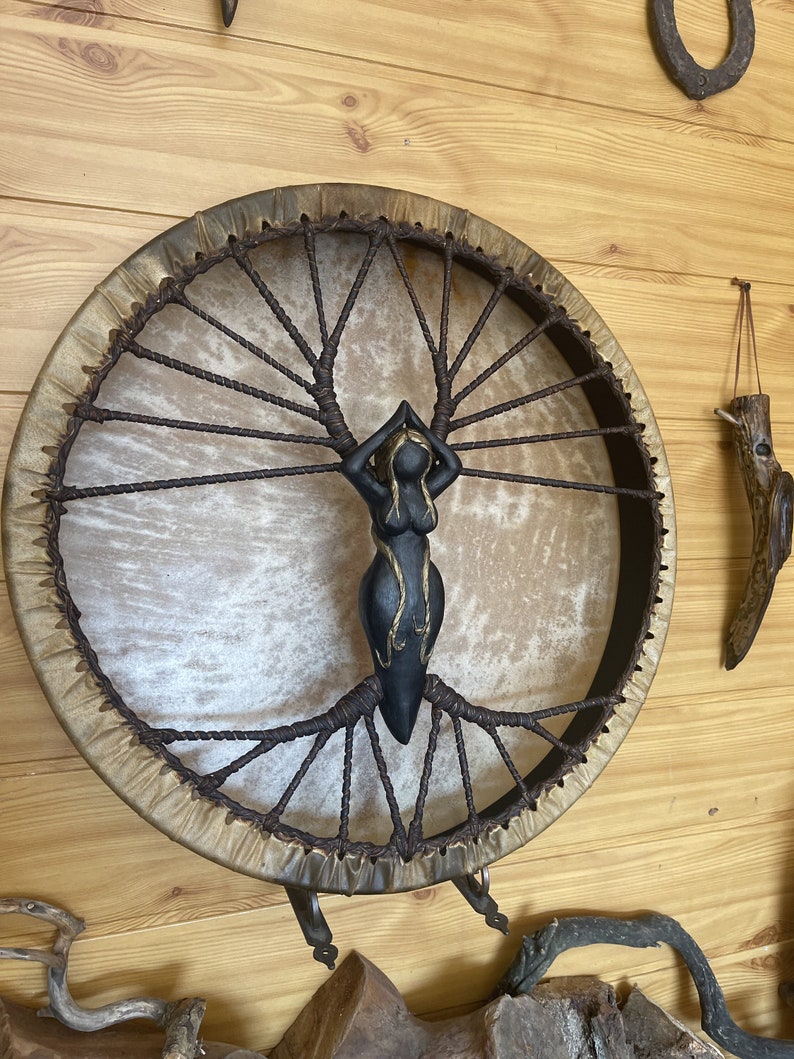 Shamanic Gaia Drum 20 inch handmade