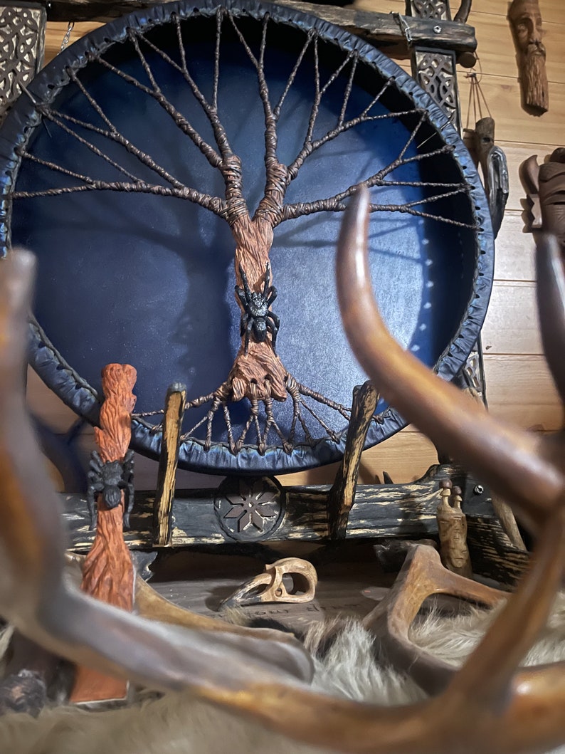 Shamanic Drum 'The Spider' — 24" Round