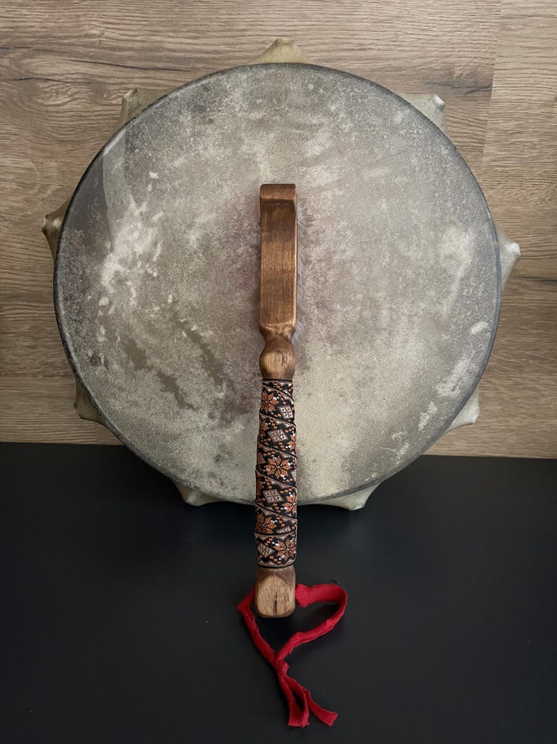 Shamanic Bereginya Drum 16" — Ukrainian Folk