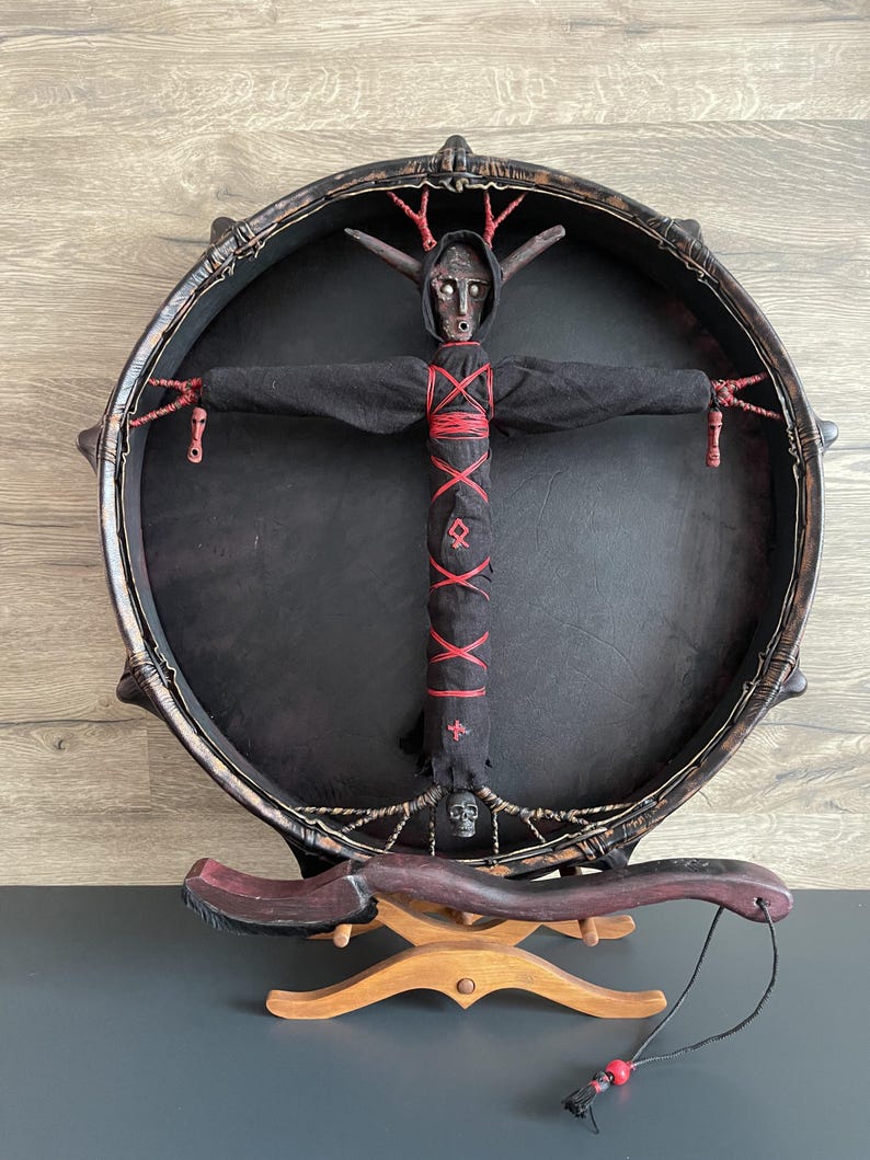 Shamanic Drum "Guardian of the Path" 20"