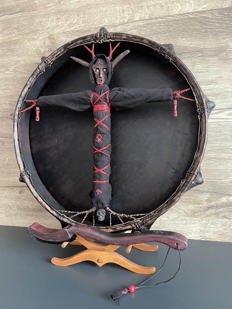 Shamanic Drum "Guardian of the Path" 20"