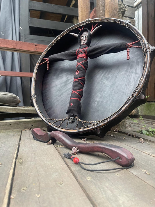 Slavic Shamanic Guardian of the Path Drum 20 inch