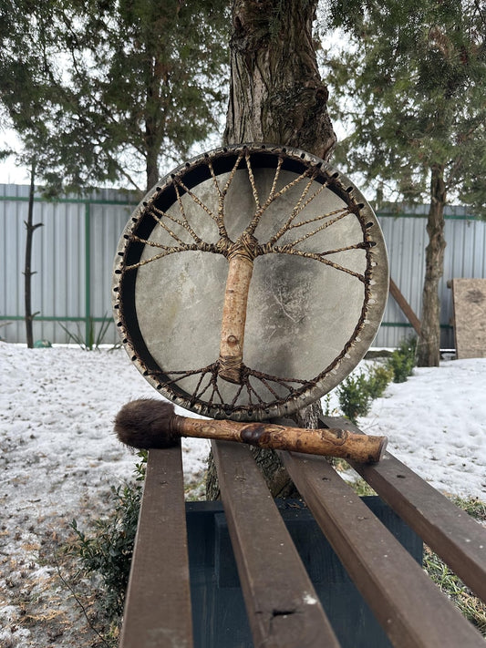Birch Tree of Life Shamanic Drum 40cm