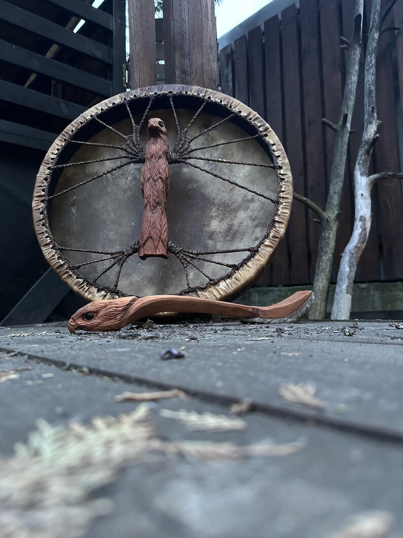 Shamanic Drum The Falcon 20 Round