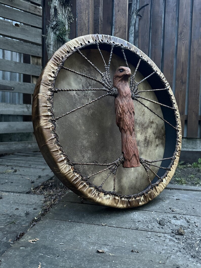 Shamanic Drum The Falcon 20 Round