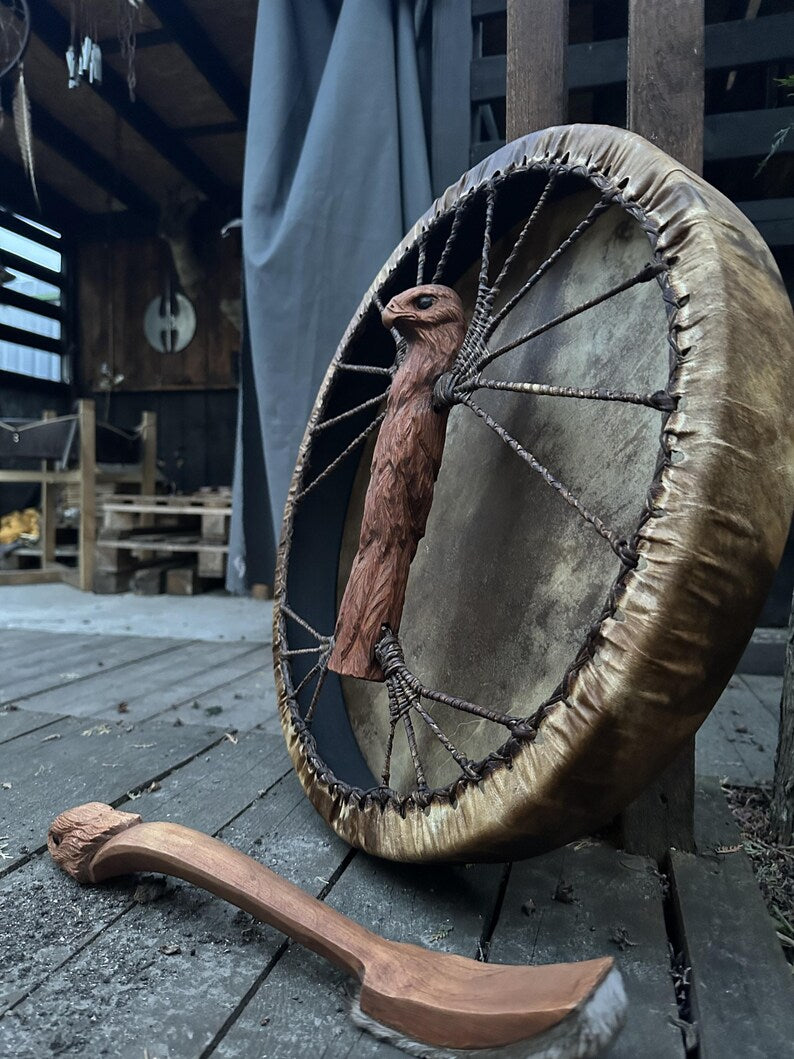 Shamanic Drum The Falcon 20 Round
