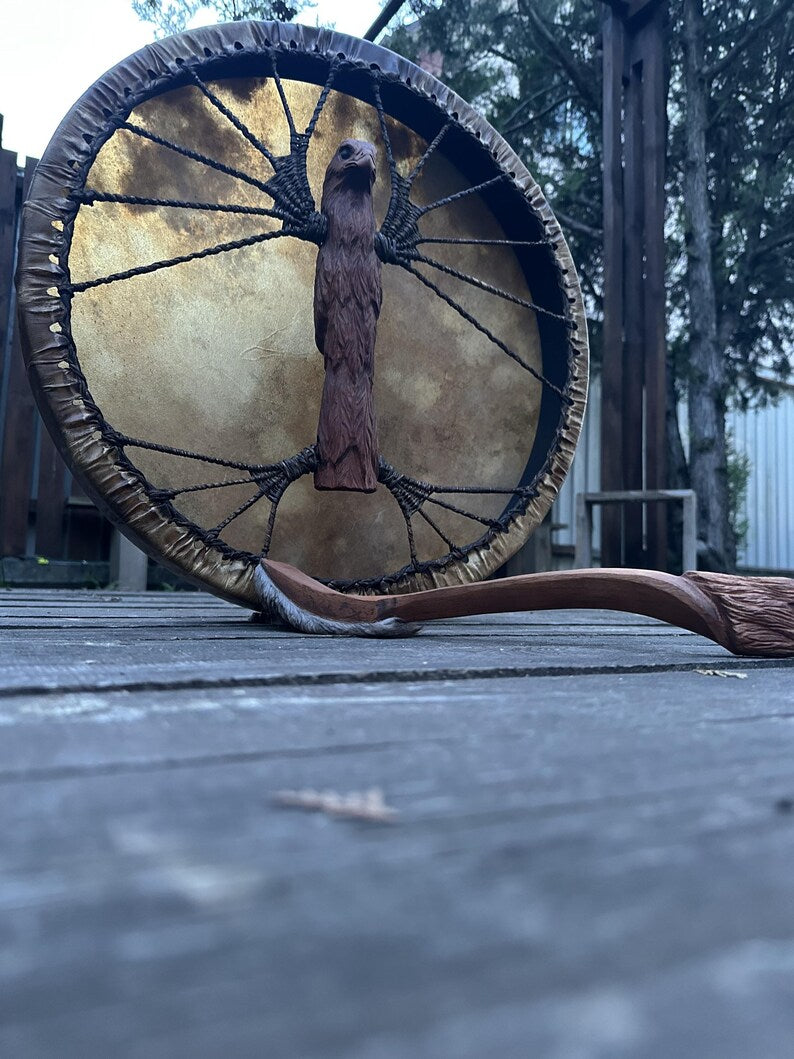 Shamanic Drum The Falcon 20 Round