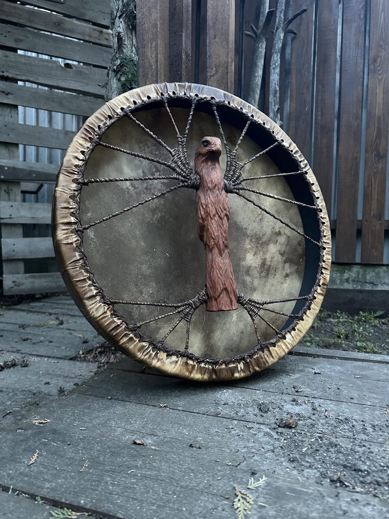 Shamanic Drum The Falcon 20 Round
