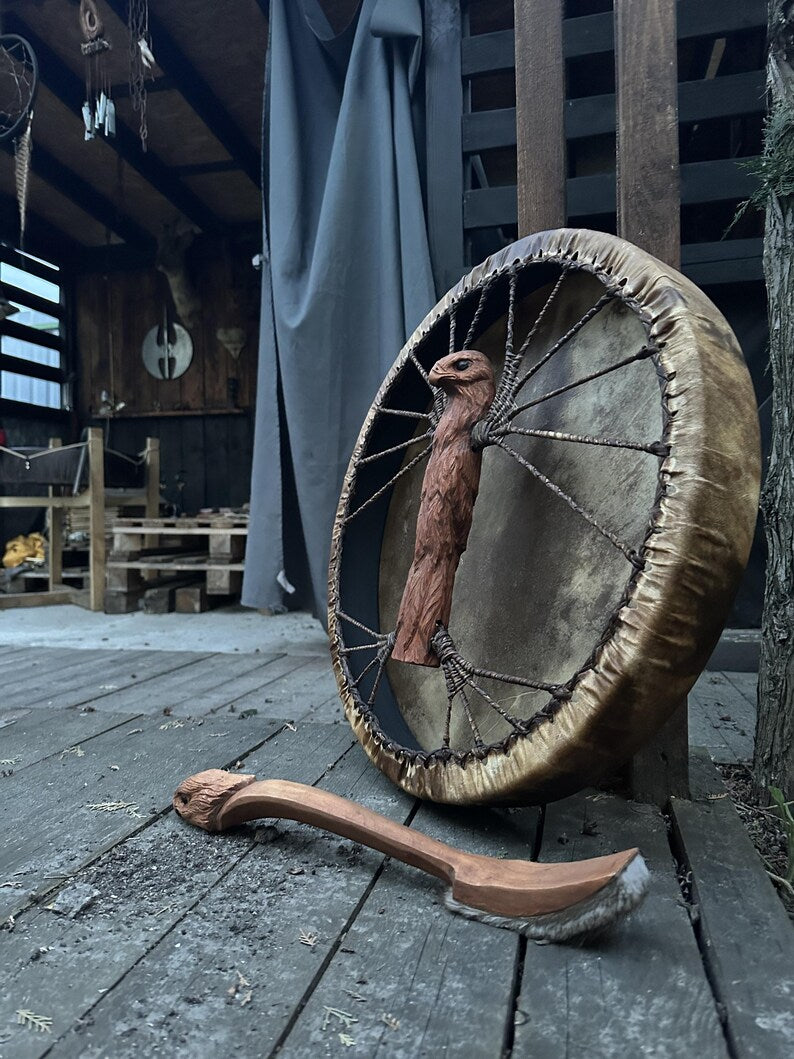 Shamanic Drum The Falcon 20 Round