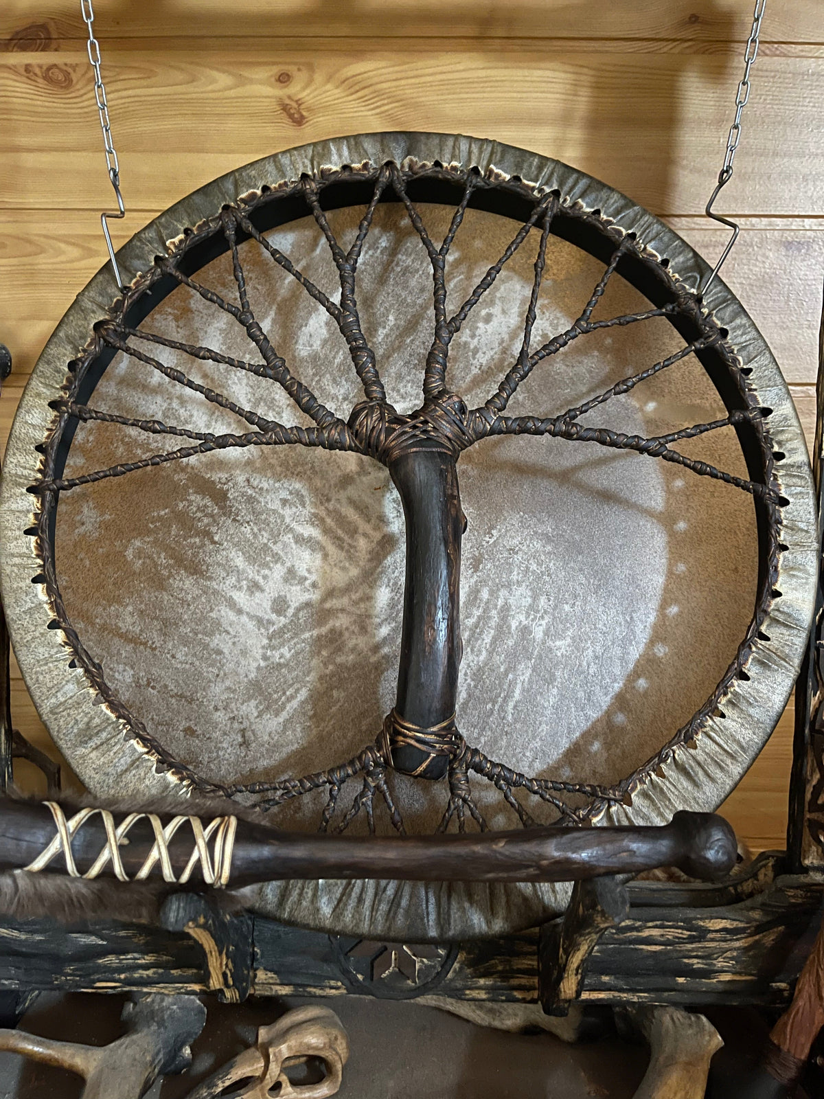 Shamanic Drum 'Tree of Life' — 20" Round
