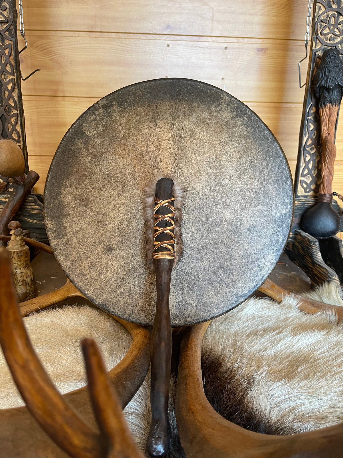 Shamanic Drum 'Tree of Life' — 12" Round