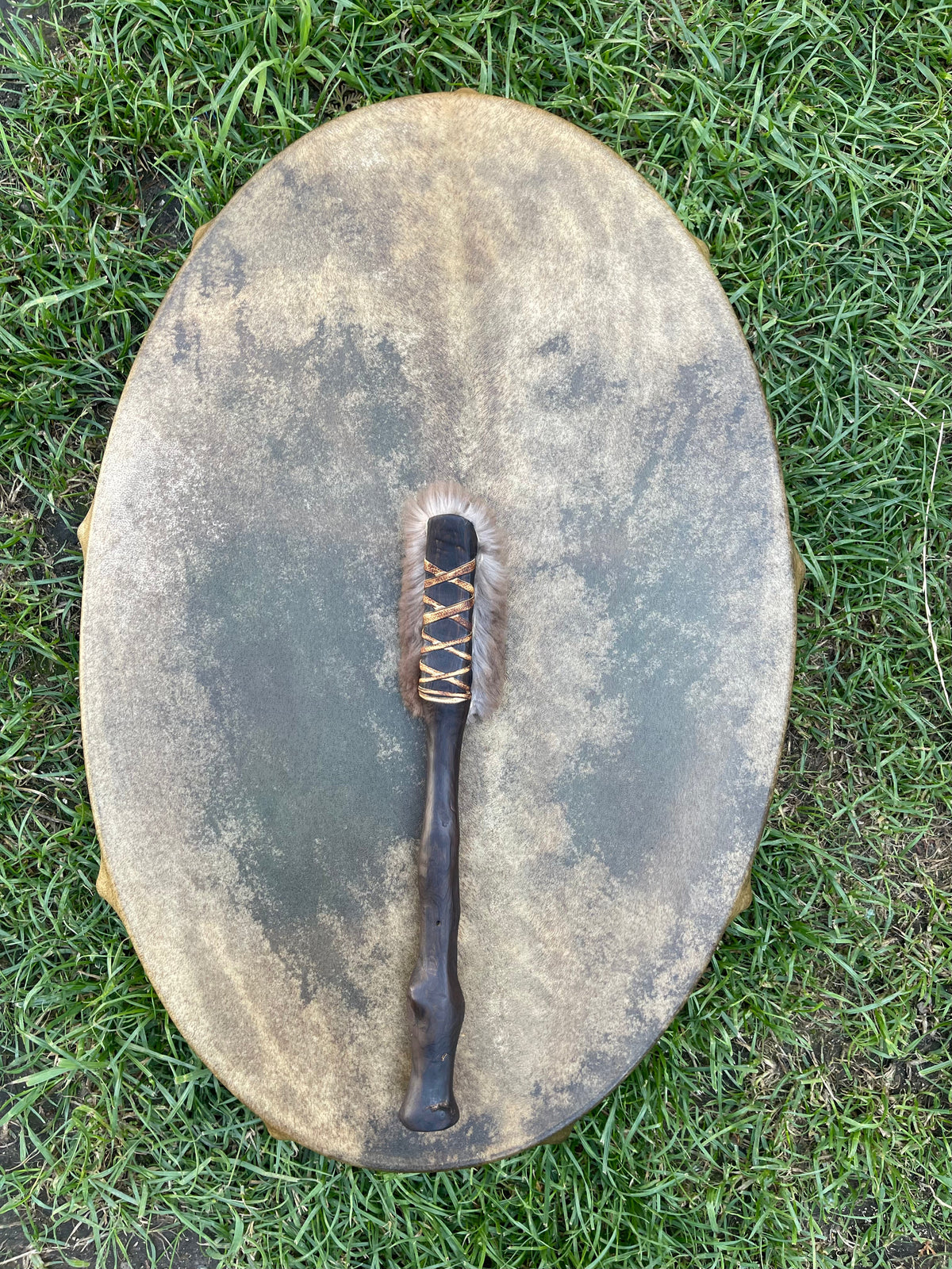 Shamanic Drum 'Tree of Life' — 28/20" Oval