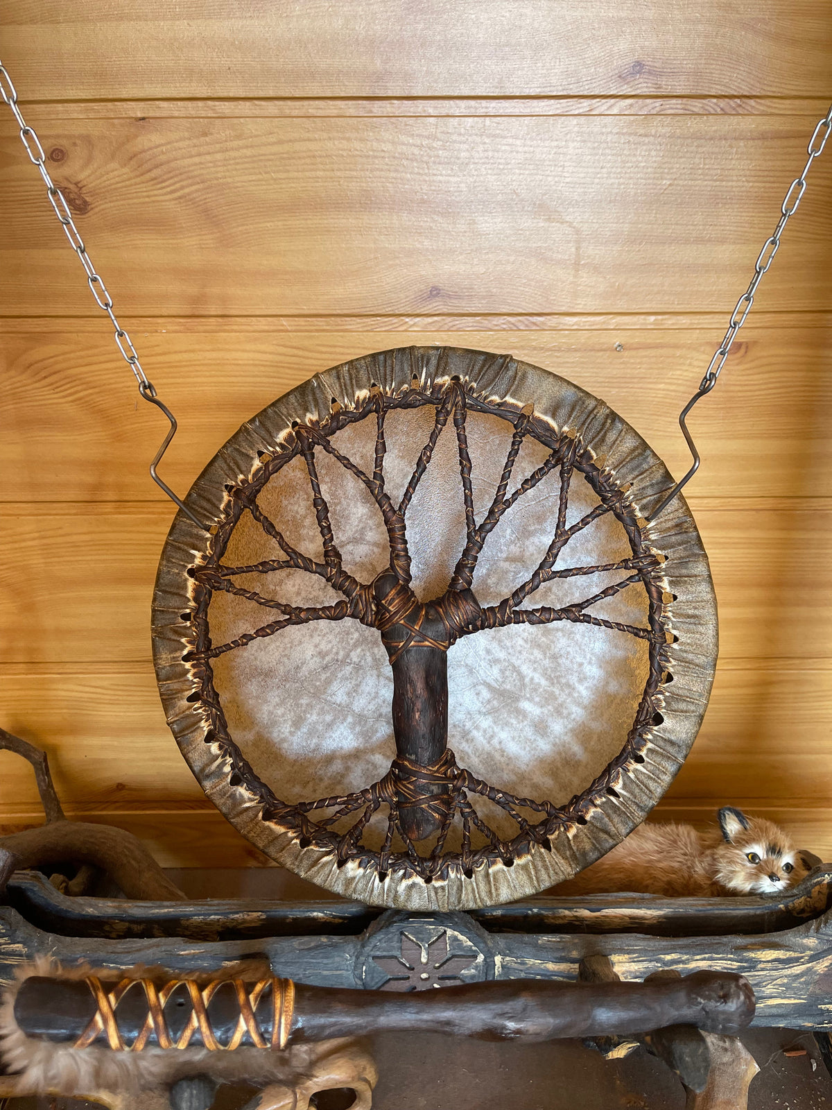Shamanic Drum 'Tree of Life' — 12" Round