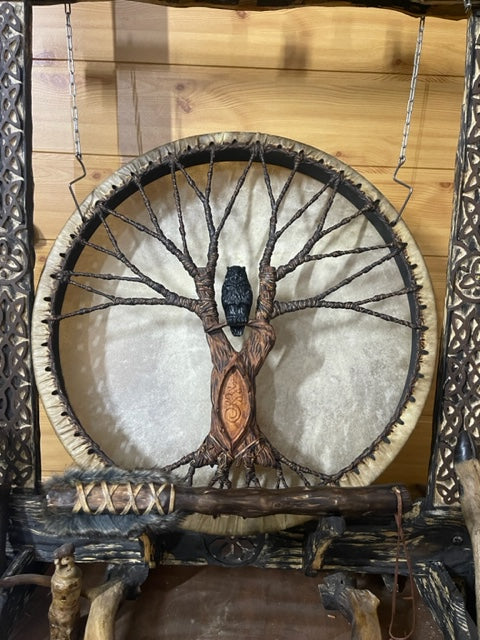 Shaman drum Owl